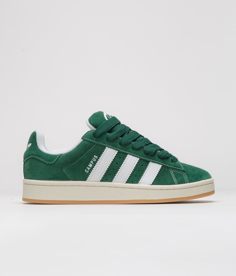 Adidas Campus 00s Shoes - Dark Green / FTWR White / Off White