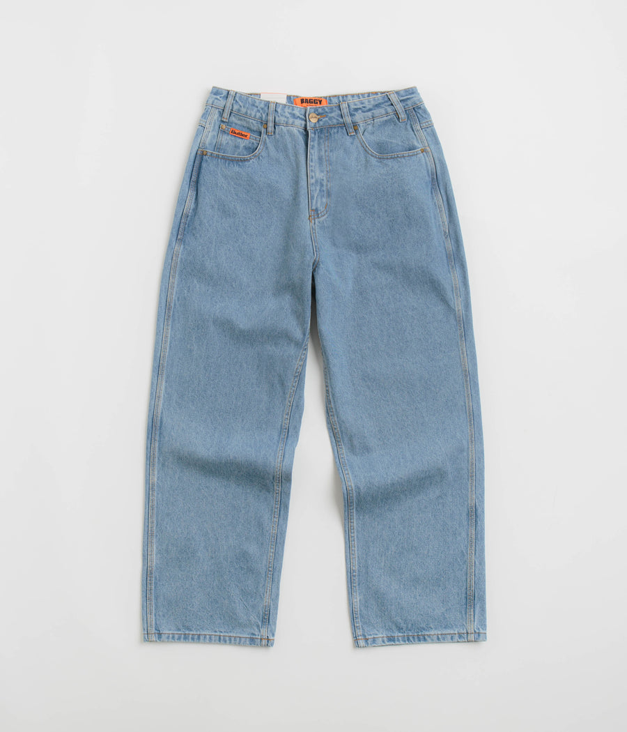 Butter Goods Baggy Jeans - Washed Indigo / Indigo