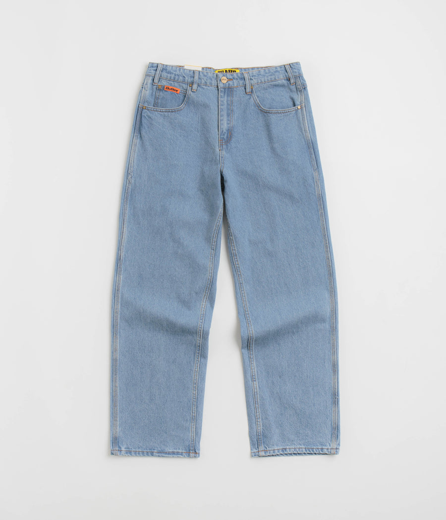 Butter Goods Relaxed Jeans - Washed Indigo / Indigo