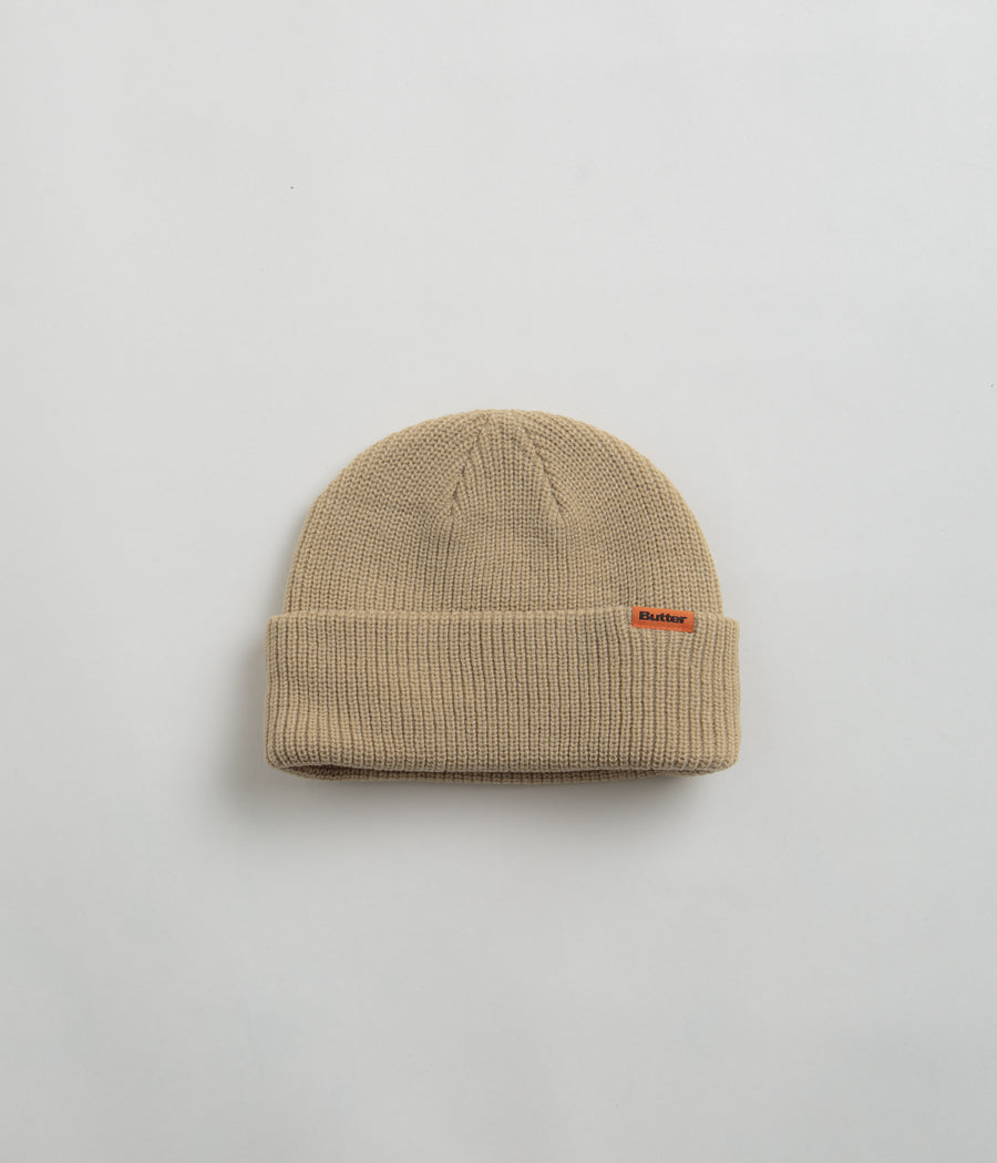 Butter Goods Tall Wharfie Beanie - Tan