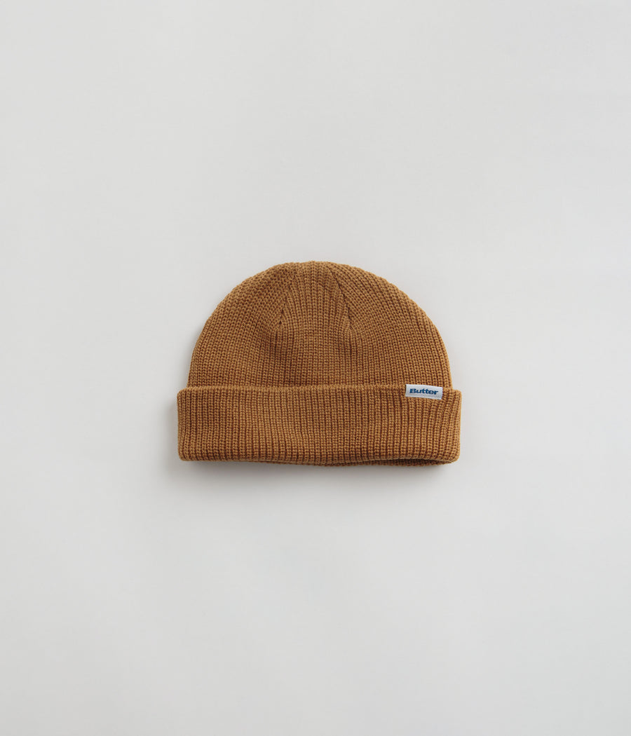 Butter Goods Wharfie Beanie - Oak / White