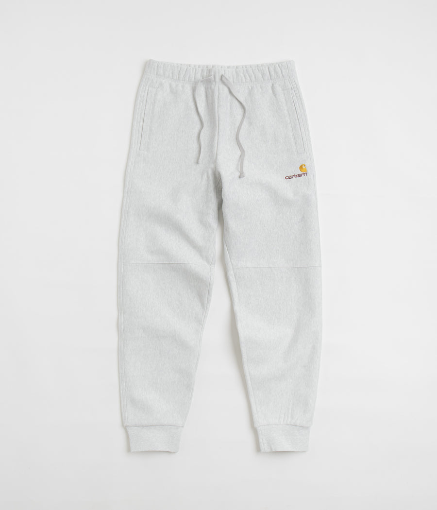 Carhartt American Script Sweatpants - Ash Heather