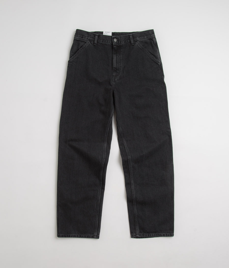 Carhartt Denim Single Knee Pants - Black Stone Washed