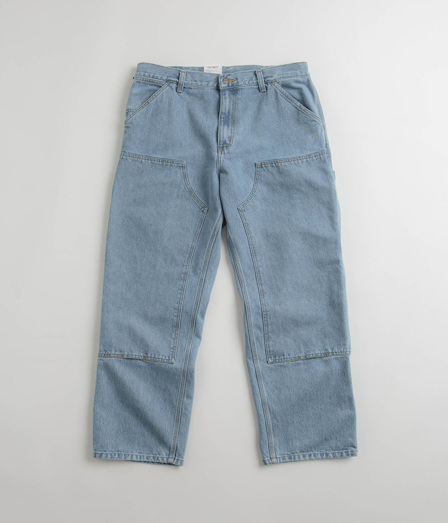 Carhartt Double Knee Denim Pants - Blue