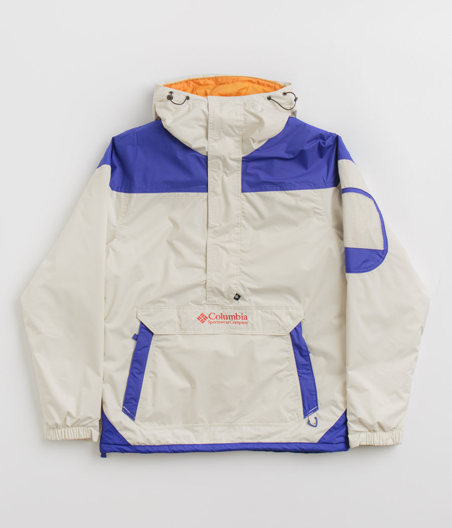 Columbia Challenger II Insulated Pullover Jacket - Chalk / Clematis Blue