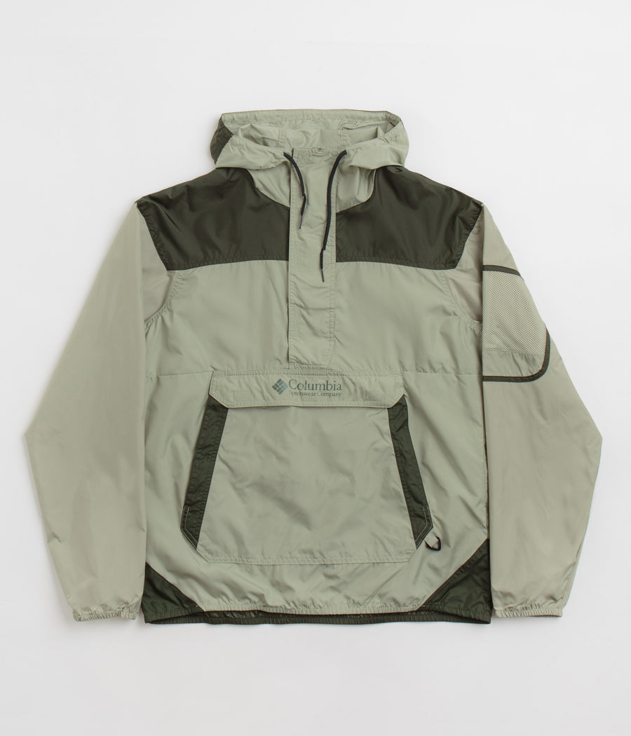 Columbia Challenger II Windbreaker Jacket - Safari / Greenscape