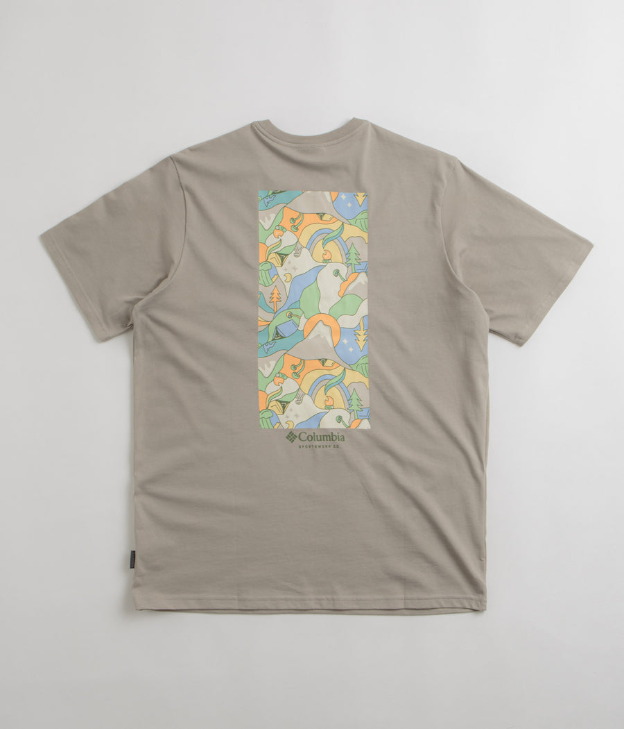 Columbia Explorers Canyon Back T-Shirt - Flint Grey / Epicamp Graphic