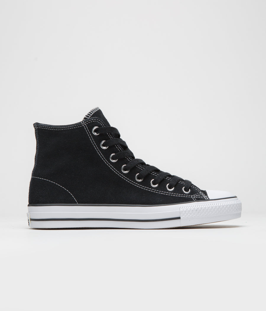 Converse Cons CTAS Pro Hi Shoes - Black / Black / White