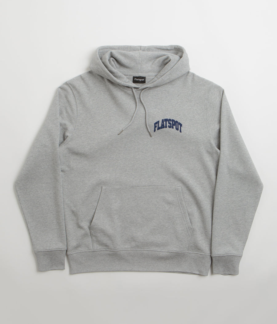 Flatspot Collegiate Hoodie - Heather Grey