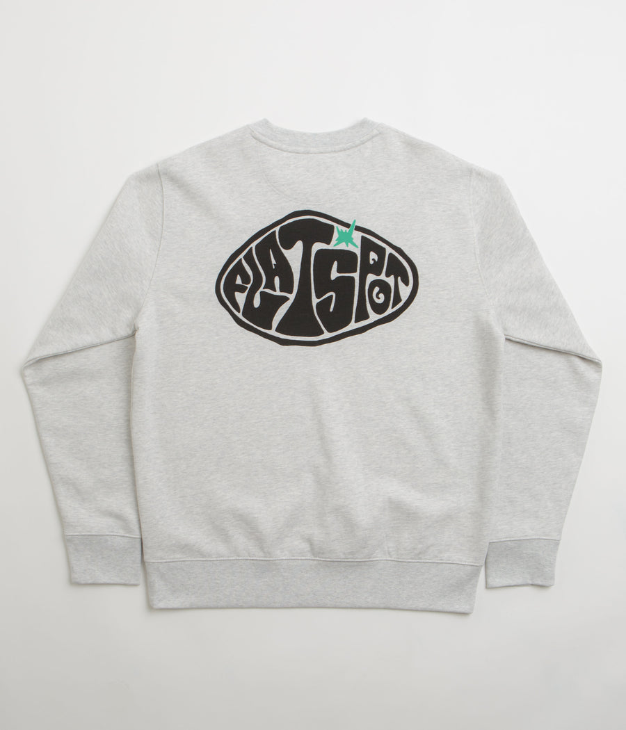 Flatspot Hole Crewneck Sweatshirt - Cool Heather Grey