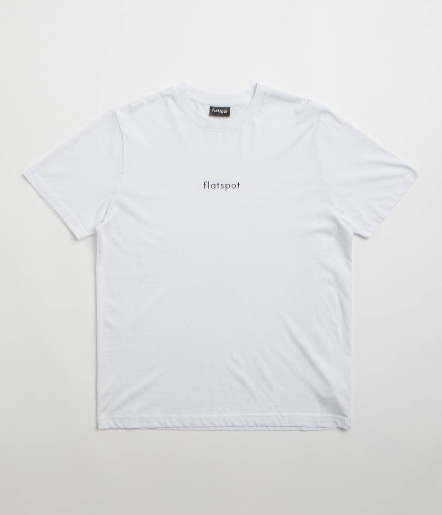 Flatspot Lowercase Logo T-Shirt - White