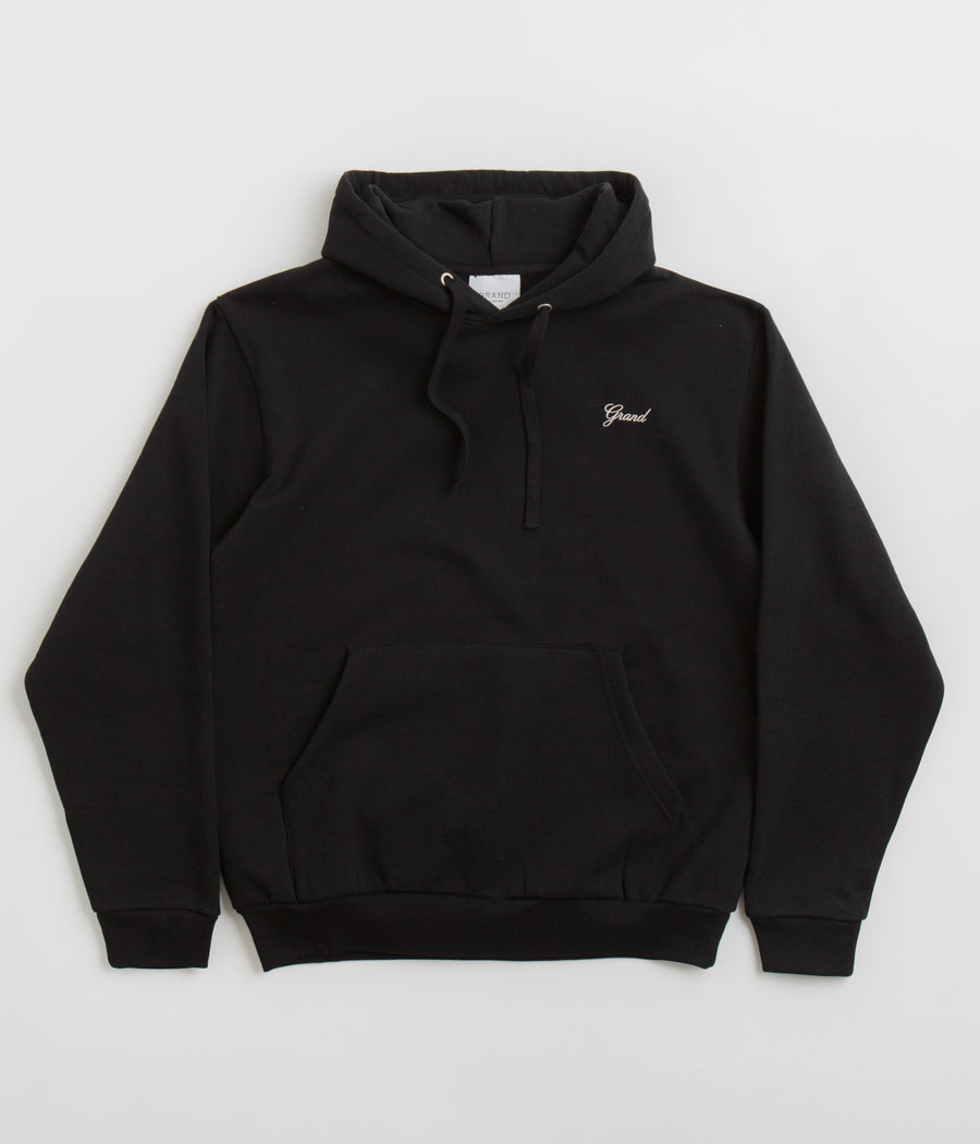 Grand Collection Script Hoodie - Black / Black