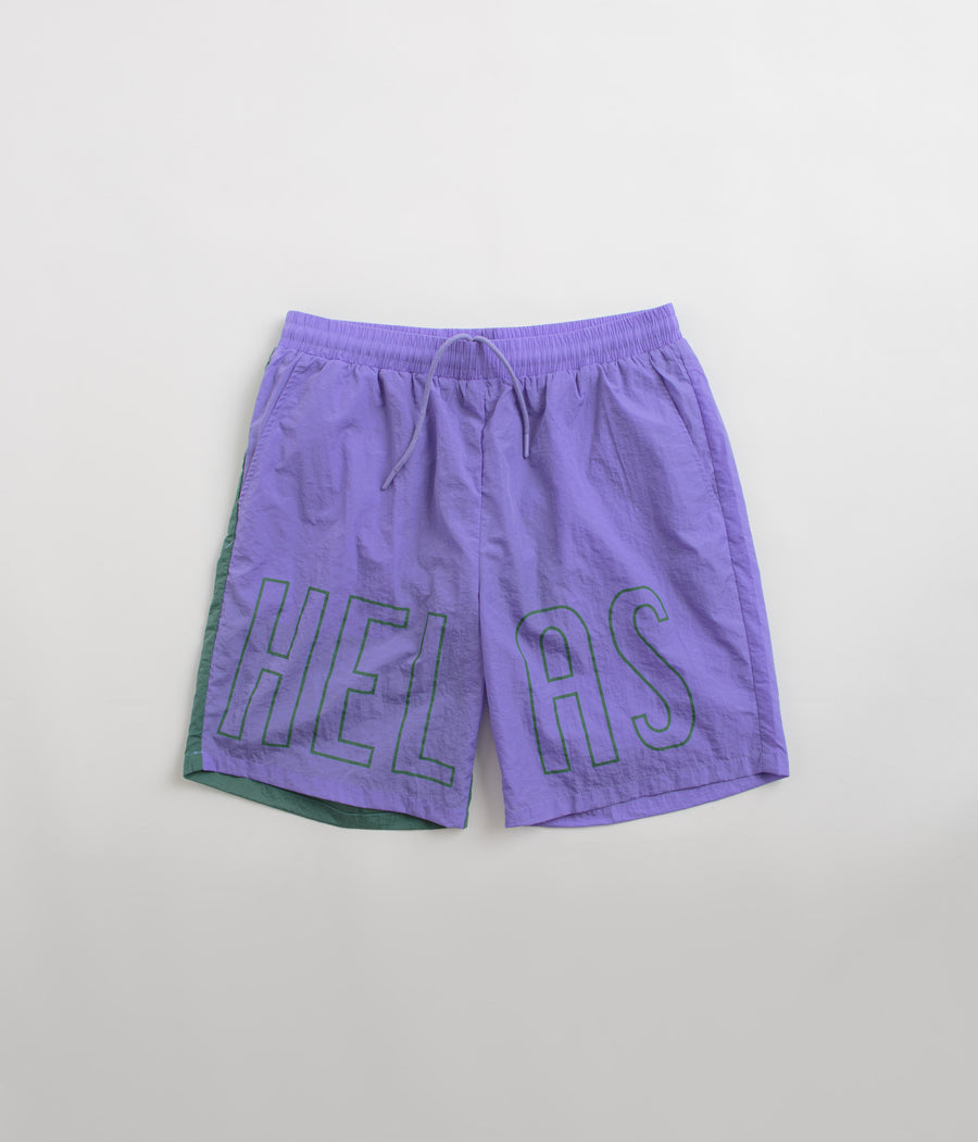 Helas Negative Swim Shorts - Purple / Green