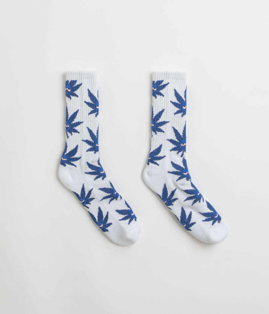 HUF Green Buddy PL Socks - White