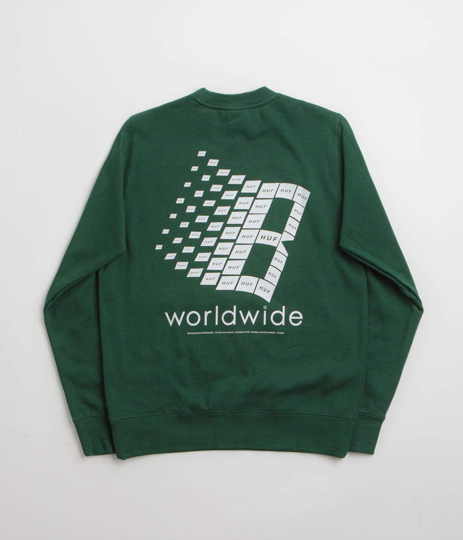 HUF x Bronze 56K Crewneck Sweatshirt - Forest Green