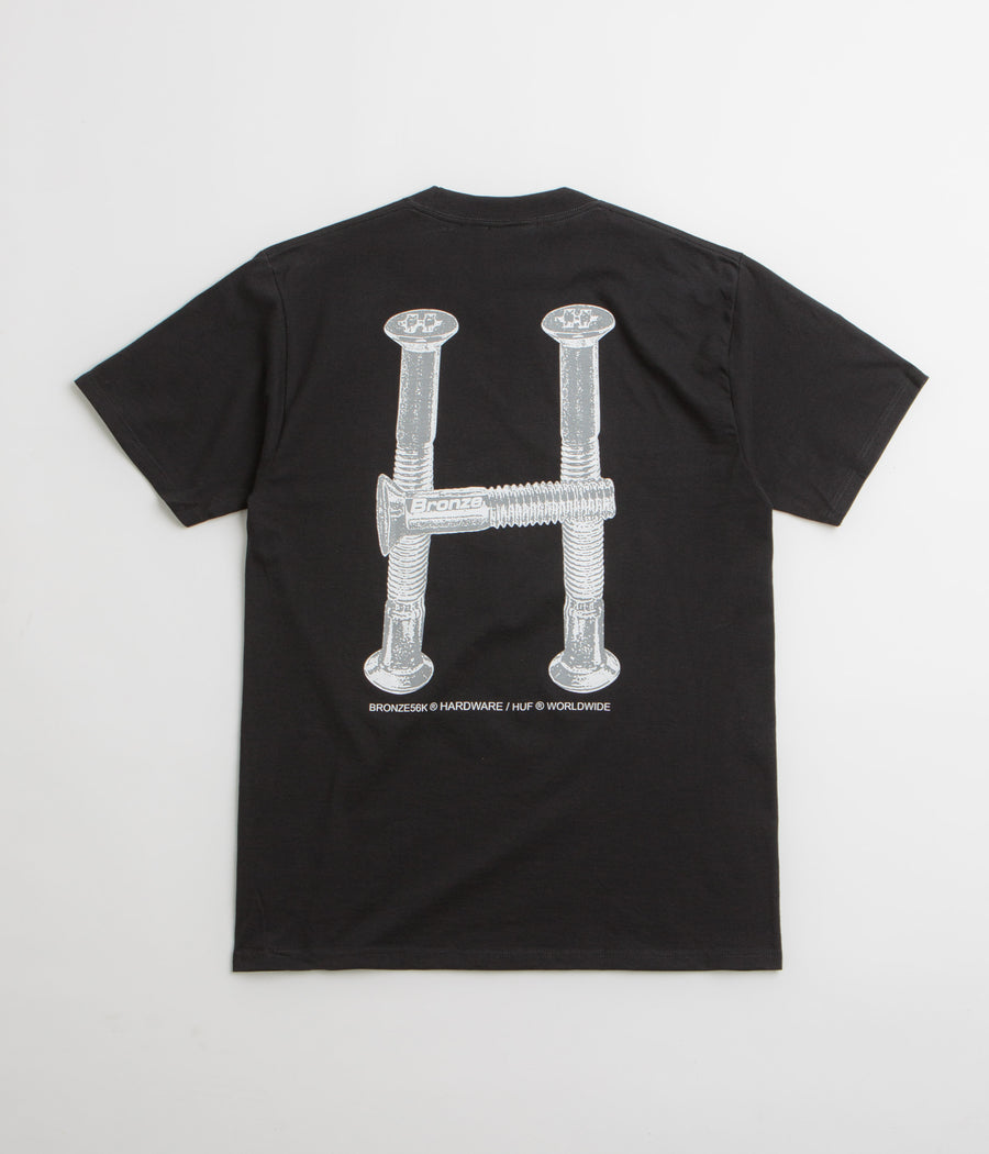 HUF x Bronze 56K H Bolts TT T-Shirt - Black