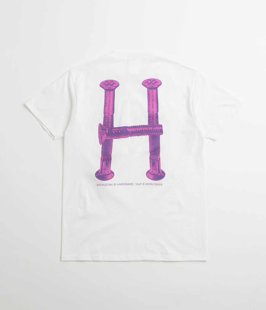 HUF x Bronze 56K H Bolts TT T-Shirt - White