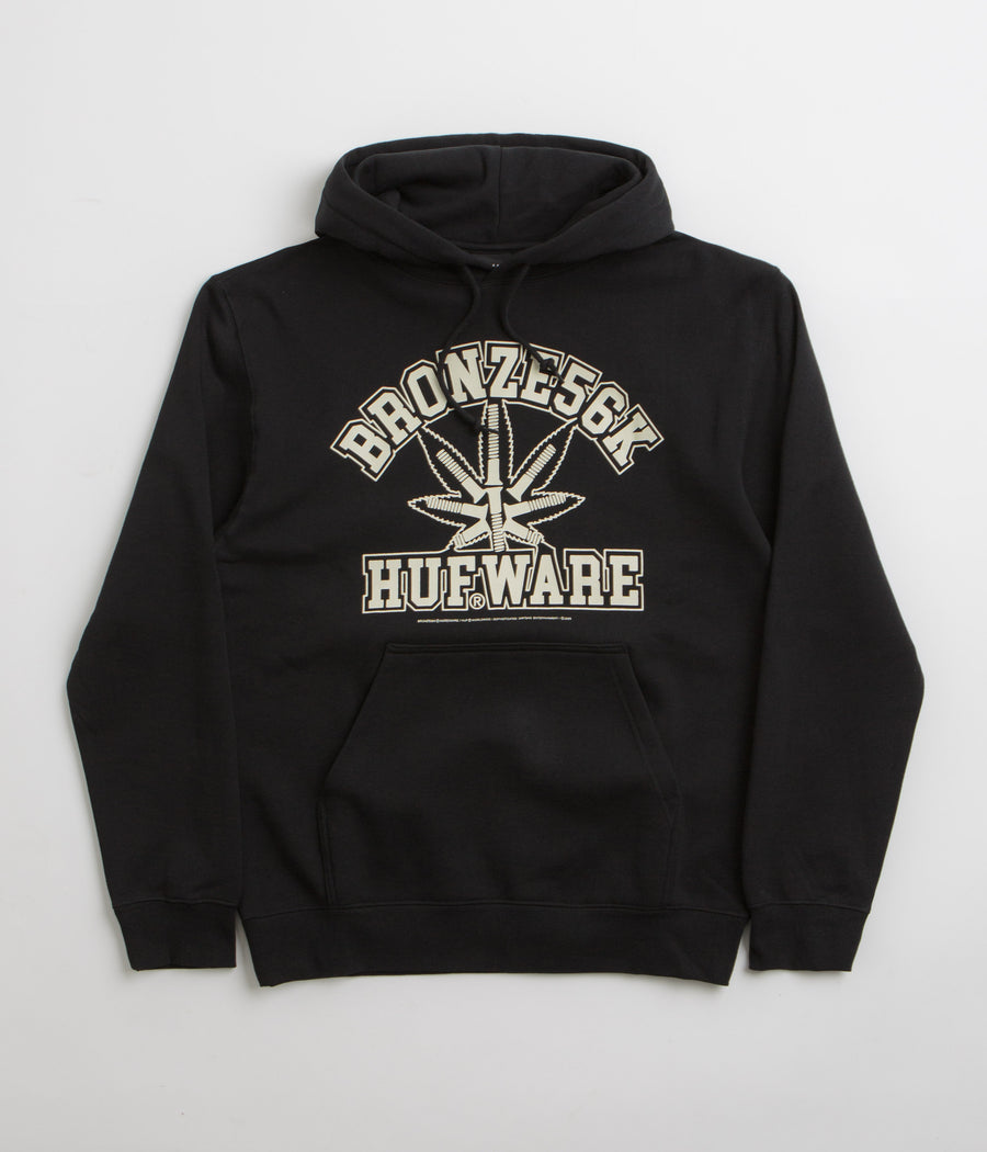 HUF x Bronze 56K Plantware Hoodie - Black