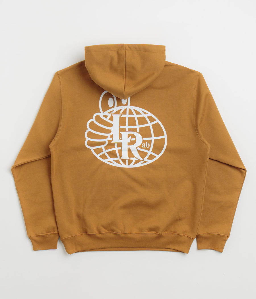 Last Resort AB Atlas Monogram Hoodie - Golden Brown / White