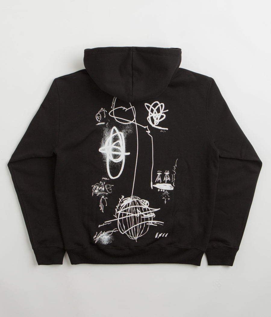 Last Resort AB x Julian Smith Expando Hoodie - Black / White