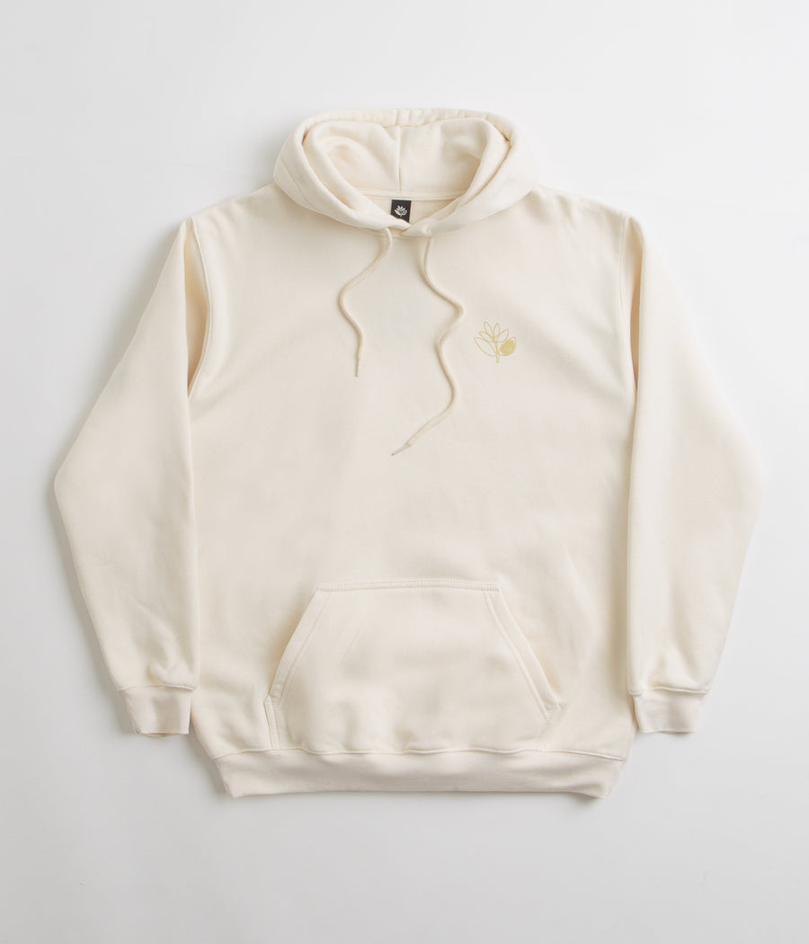 Magenta Outline Hoodie - Natural