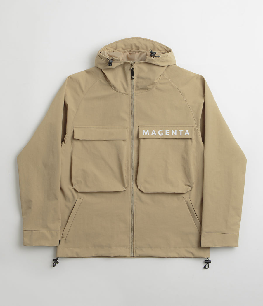 Magenta Storm Parka - Beige