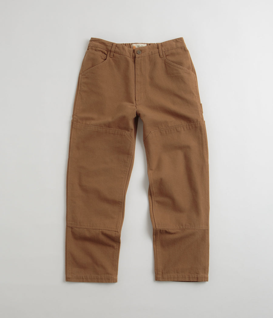 Mollusk Canvas Work Pants  - Almond