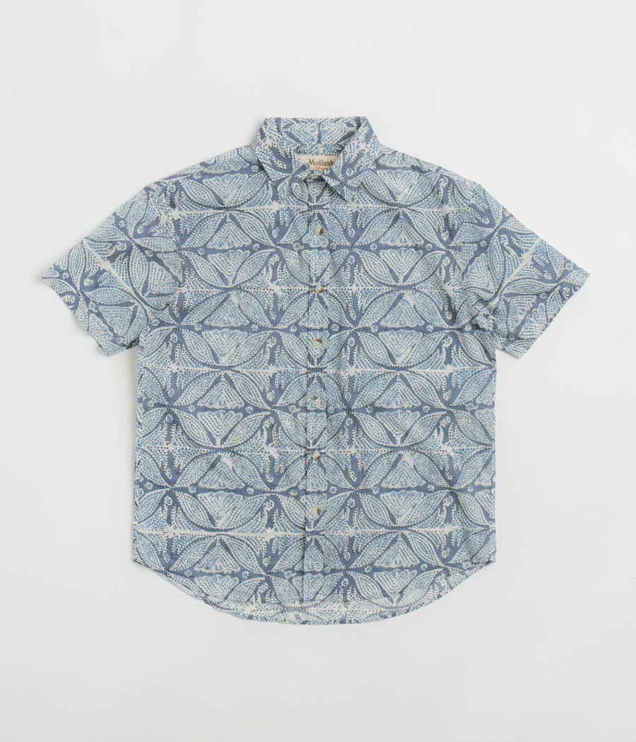 Mollusk Summer Shirt - Blue Flowers