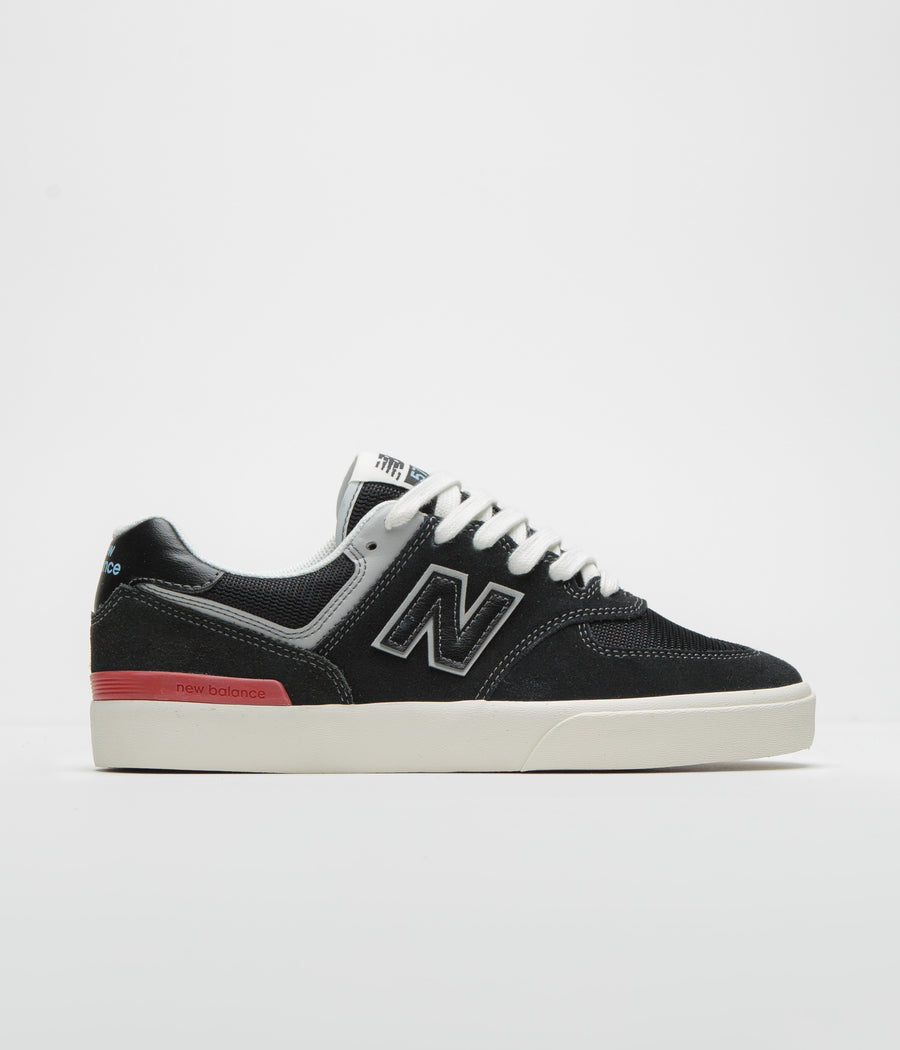 New Balance Numeric 574 Shoes - Black/ White