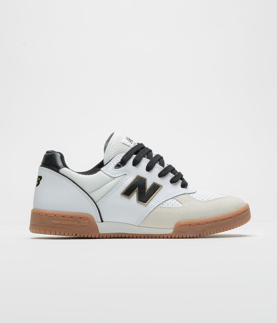 New Balance Numeric 600 Tom Knox Shoes - White / Black