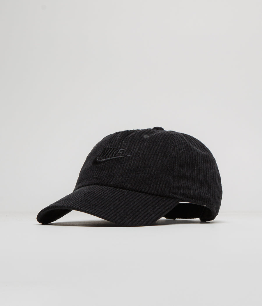 Nike Club Corduroy Cap - Black / Black