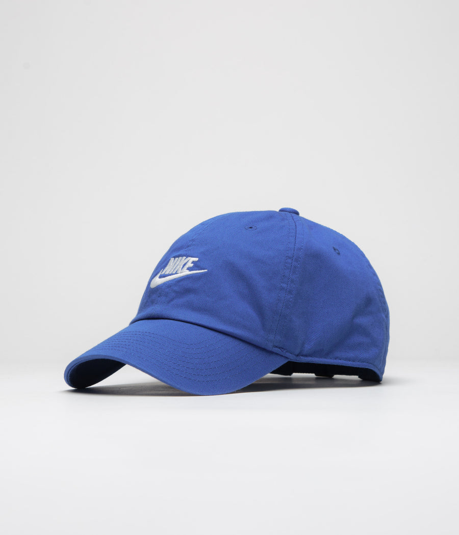 Nike Club Futura Wash Cap - Game Royal / White