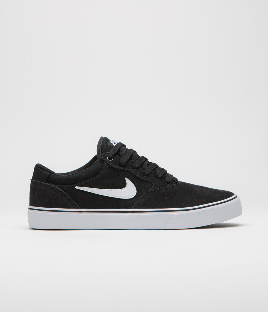 Nike SB Chron 2 Shoes - Black / White - Black