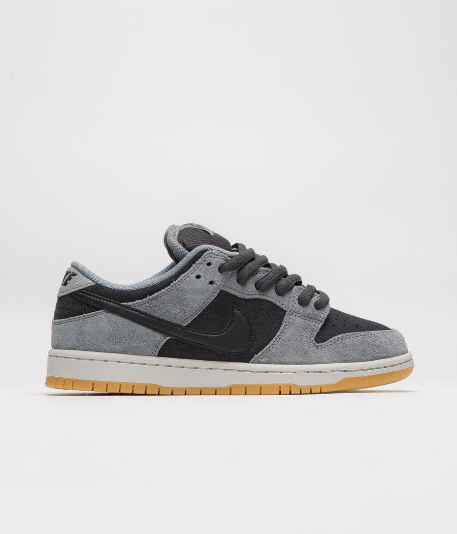 Nike SB Dunk Low Pro Shoes - Dark Smoke Grey / Black - Smoke Grey