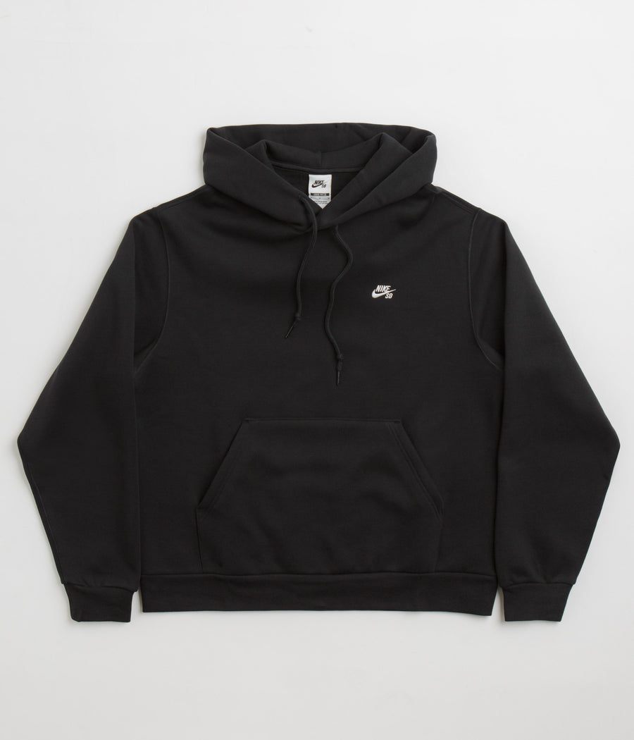 Nike SB Essential Small Logo Hoodie - Black / White