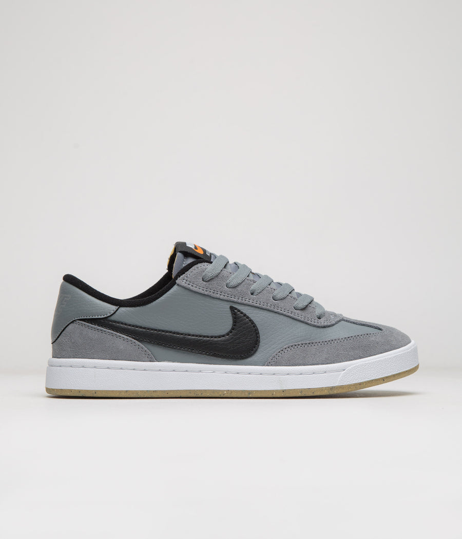 Nike SB FC Classic Shoes - Cool Grey / Black - White - Vivid Orange