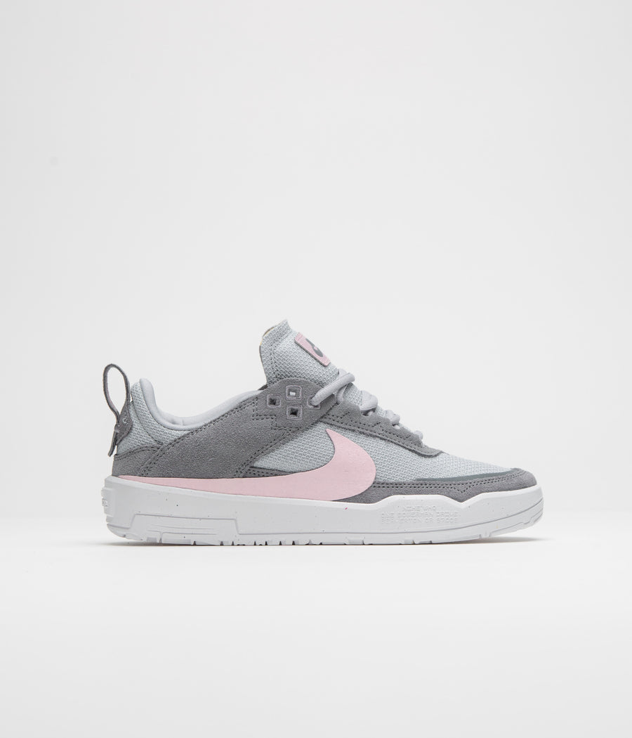 Nike SB Kids Day One Shoes - Cool Grey / Pink Foam - Wolf Grey