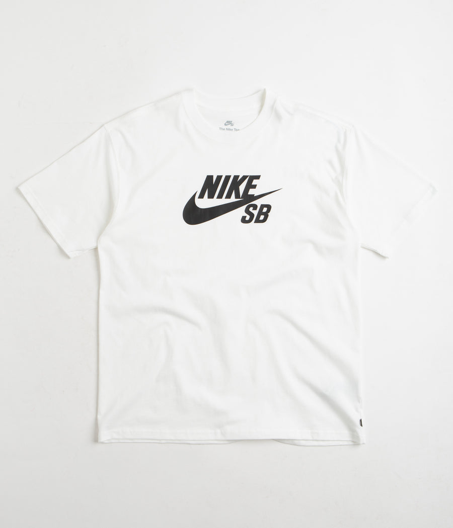 Nike SB Large Logo T-Shirt - White / Black