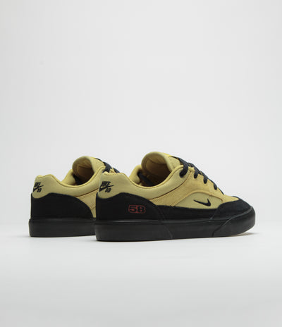 Nike SB Malor TE Shoes - Buff Gold / Black - Black - Cinnamon