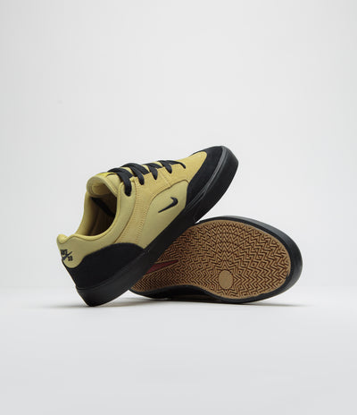 Nike SB Malor TE Shoes - Buff Gold / Black - Black - Cinnamon