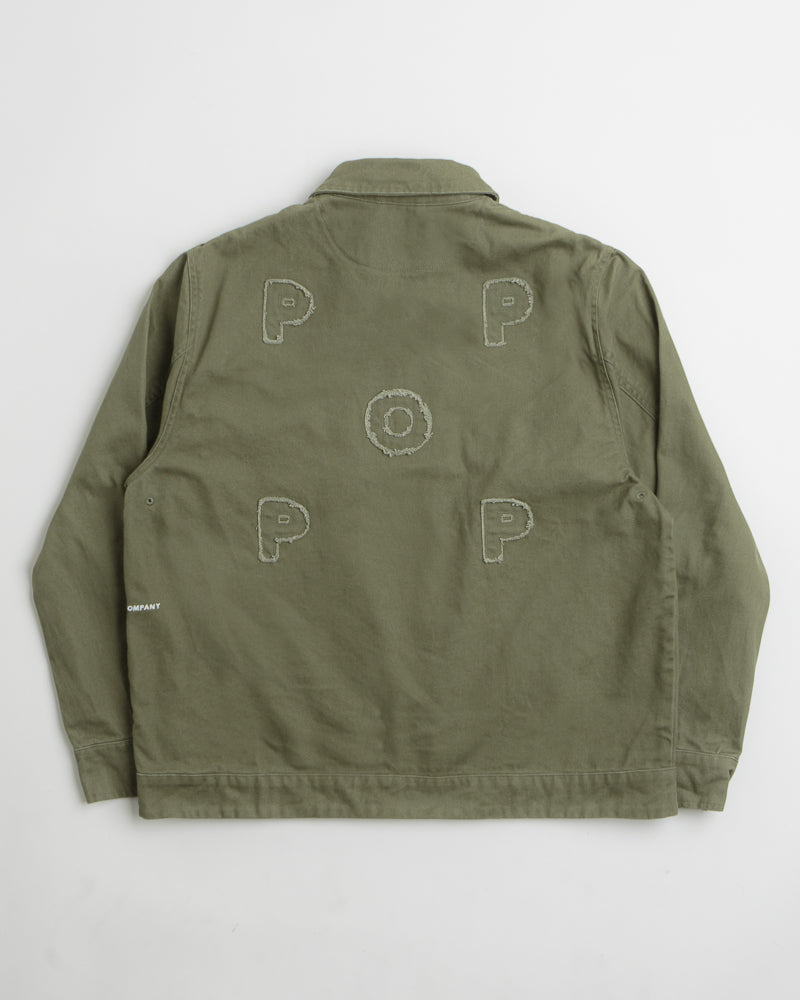 Pop Trading Company Full Zip Jacket - Four Leaf Clover