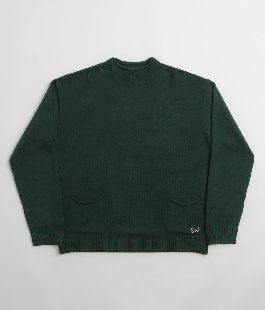 Service Works Mock Smock Sweatshirt - Forest