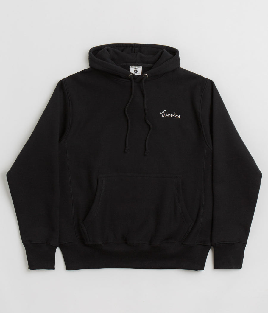 Service Works Script Logo Hoodie - Black