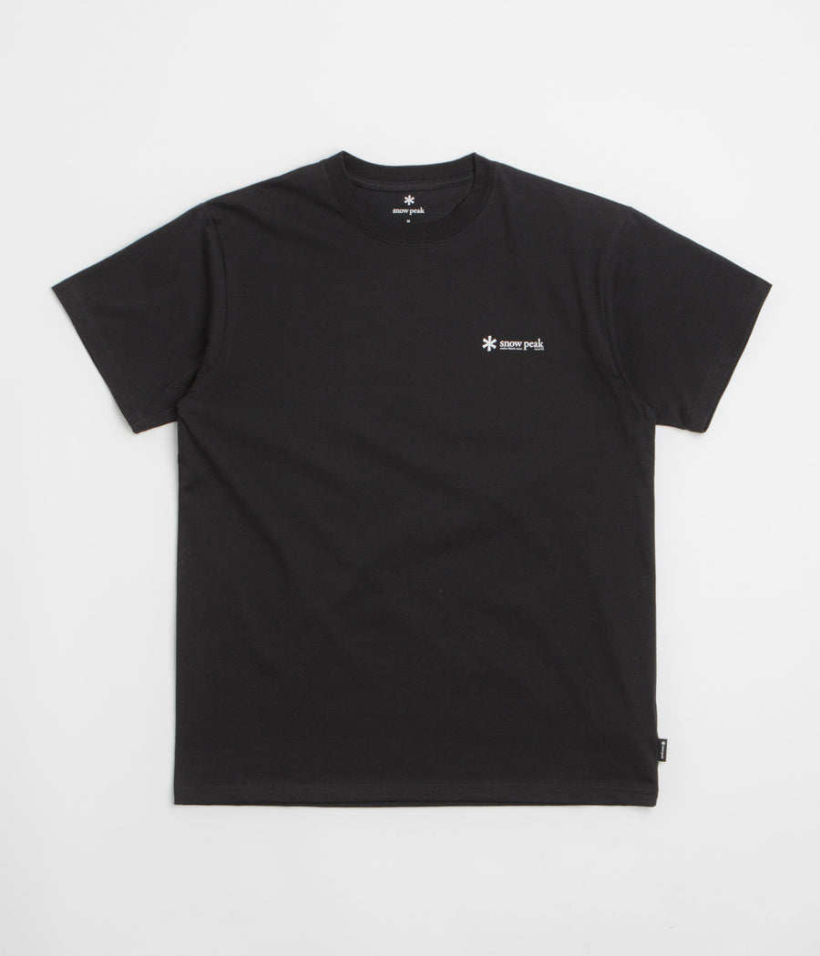 Snow Peak Chest Logo T-Shirt - Black