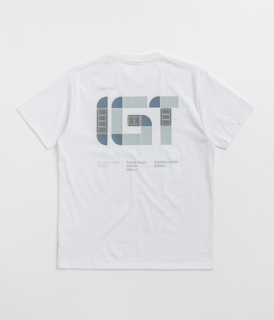 Snow Peak IGT Logo T-Shirt - White