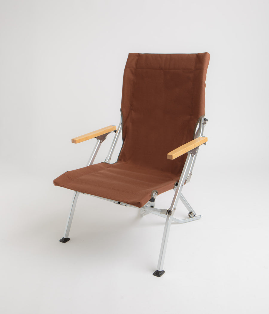 Snow Peak Low Beach Chair - Brown