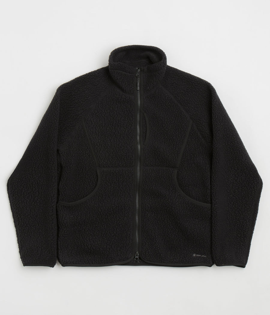 Snow Peak Thermal Boa Fleece Jacket - Black