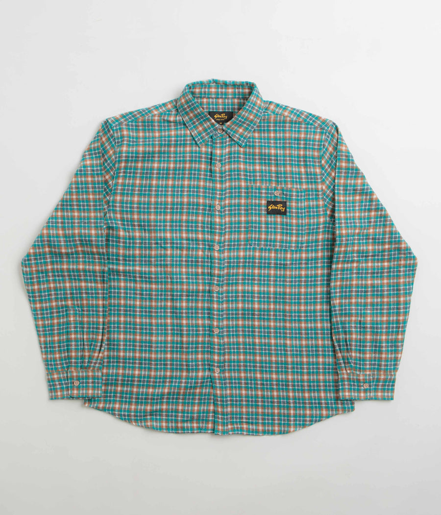 Stan Ray Flannel Shirt - Aqua Plaid