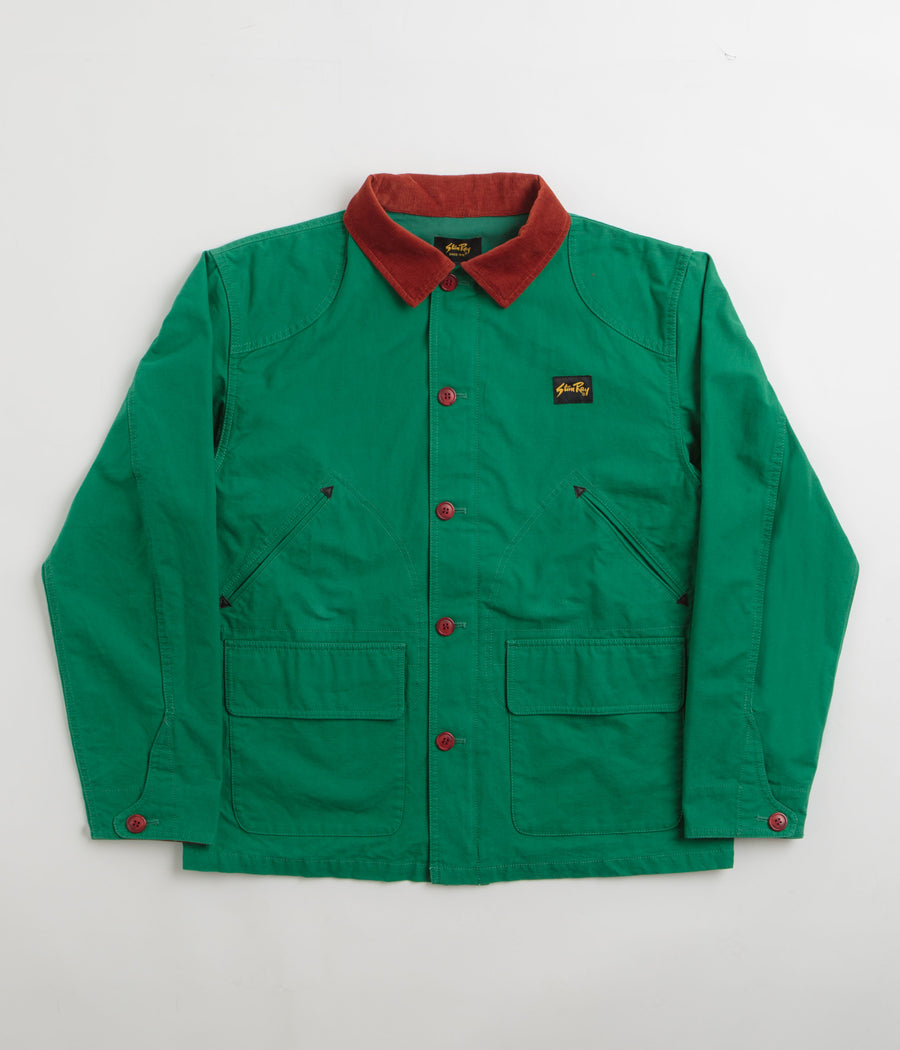 Stan Ray Hunters Jacket - Racing Green Half Panama