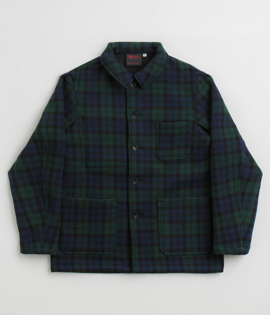 Vetra No.4 Melton Workwear Jacket - Blackwatch